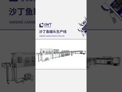 Linea di produzione di sardine in scatola