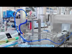 Linea di produzione per il riempimento di salsa XO ad alta velocità - Attrezzatura industriale 50-90 lattine/min