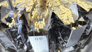 Linea di produzione di riempimento di patatine fritte