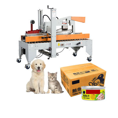Linea di imballaggio LWT Casella di dimensioni casuali Nastro adesivo per animali domestici Macchina di sigillamento cartone in scatola