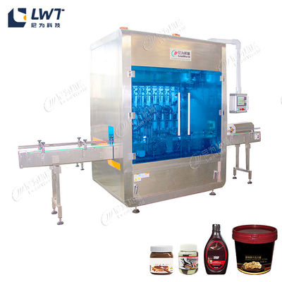 Magnasa / peperoncino / pomodoro / cioccolato / salsa di marmellata di frutta linea di produzione di riempimento di etichettatura e macchina di sigillamento