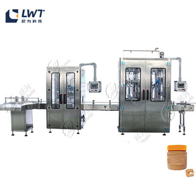 Linea di produzione automatica di riempimento di burro di arachidi Equipaggiamento di riempimento di pasta di sesamo
