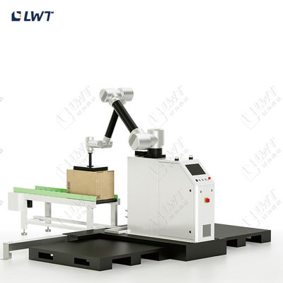 Versiegelung von Kartonaufrichtern am Ende der Linie Automatischer Palettierer/Roboterstapler (Sviluppatore automatico di imballaggi)