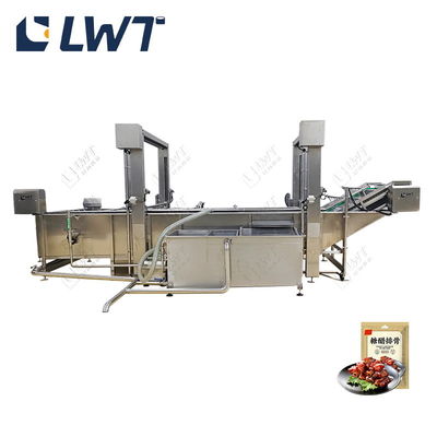 Linea di produzione di borse di costole di maiale dolce e acido attrezzature per piatti preparati