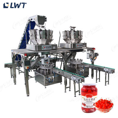 Linea di produzione di frutta in scatola Leadworld per ciliegie in scatola