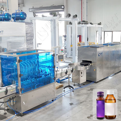 SUS304 6000BPH 30 ml Lini di produzione di riempimento di sciroppo Macchina di riempimento liquido CE