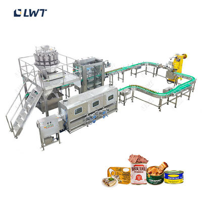 220V / 380V Linea di produzione automatica di carne in scatola