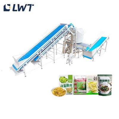 Linea di produzione alimentare pre-preparata attrezzature di trasformazione alimentare completamente automatiche pronte per il consumo
