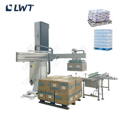 Sistema automatico di palletizzazione LWT per imballaggi in cartone ¢ Efficienza certificata CE