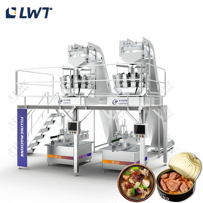 220v/380v Linea di produzione completamente automatica di pollo in scatola