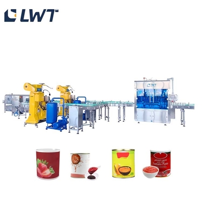Linea di produzione ketchup Macchina riempitrice per salse Linea di riempimento