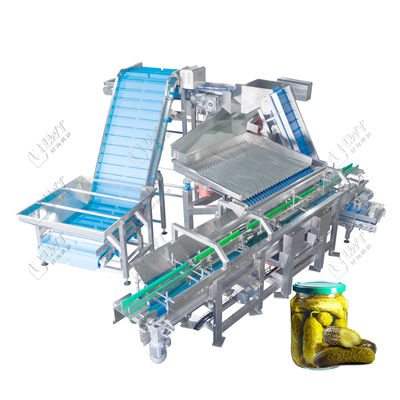 Macchina automatica di riempimento a vibrazione LWT per alimenti in scatola di cetrioli in barattoli di vetro e lattine