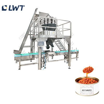Linea di produzione per il riempimento di salsa XO ad alta velocità - Attrezzatura industriale 50-90 lattine/min