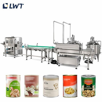 Linea di produzione di inscatolamento funghi (Linea di processo completa)| LWT